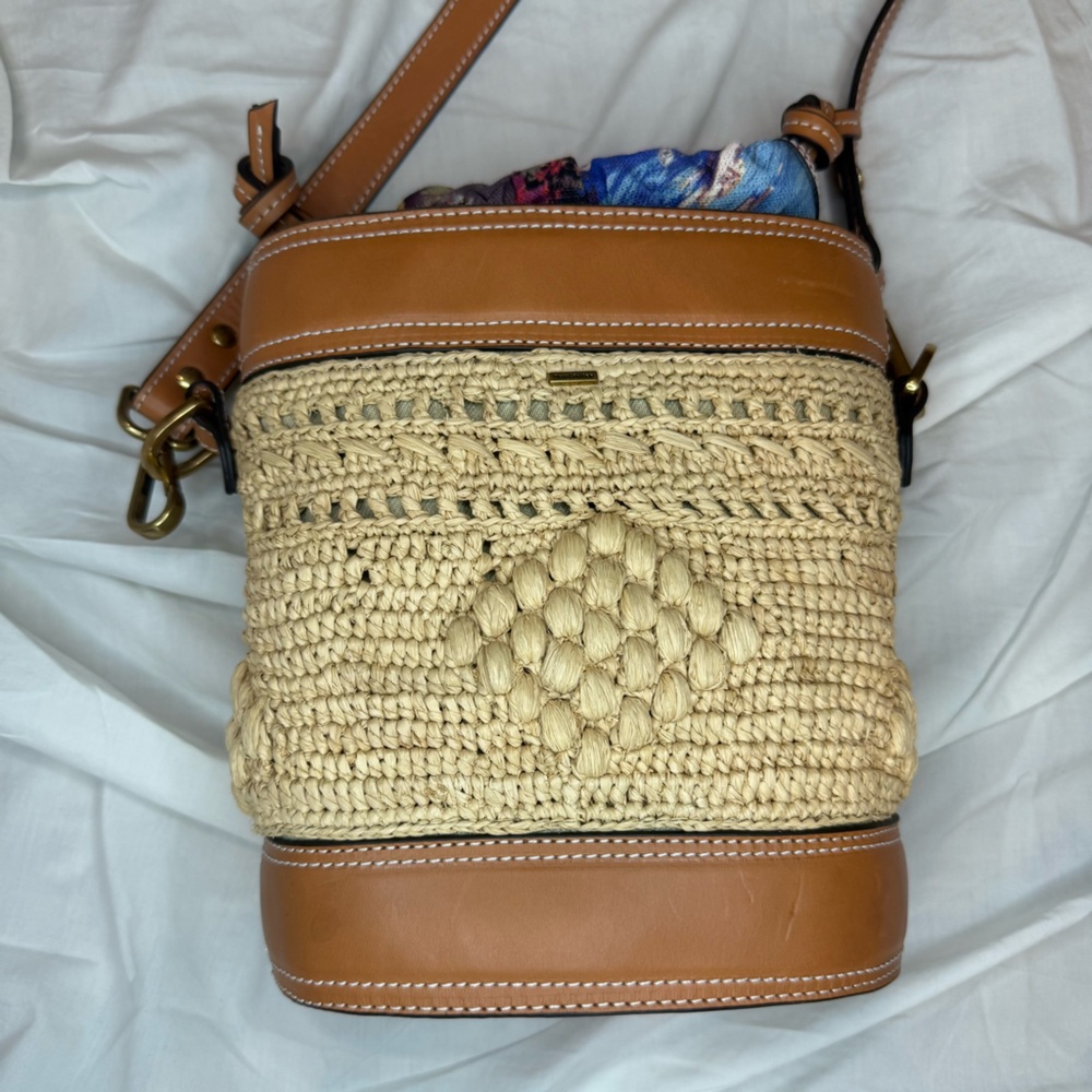 Zimmermann Raffia Bucket Bag